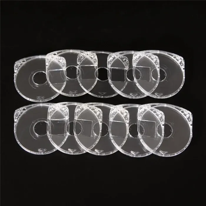 10pcs - Remplacement UMD - Crystal Clear - Sony PSP 1000/2000/3000