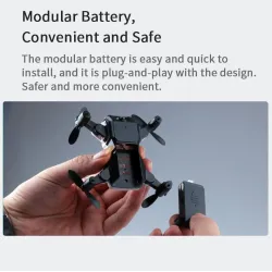 XLURC LU Mini 2 - WiFi - FPV - Caméra HD 4K - RTF