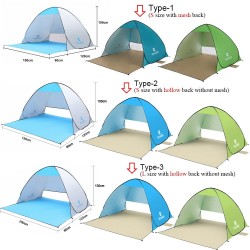 Camping Tent - 2 Personnes - Instant Pop Up - Anti UV