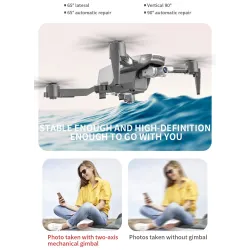 LYZRC L106 Pro 5G - WIFI - FPV - GPS - 4K HD Dual Camera - Two-axis - Foldable - RTFDrones