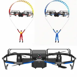 2 in 1 RC Stunt Paraglider - WIFI - Caméra HD - Mini Drone - RTF