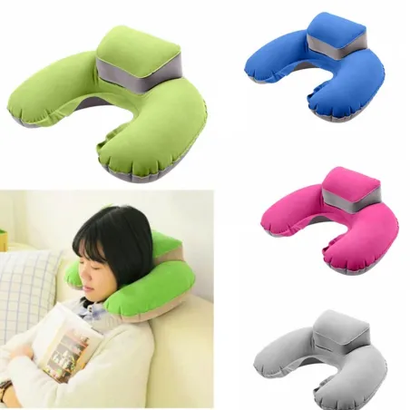 Travel pillow - inflatable - neck support - U-shapedPillows