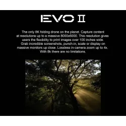 EVO II PRO - Dual GPS - 9KM - FPV - 8K HD Camera - 40mins Flight TimeDrones
