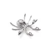 White spider with pearl - elegant broochBrooches