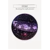 3D globe with 8 planets - crystal ball with base - laser engraved - LED night light - 8cmDecoration