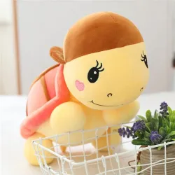 Tortue avec chapeau - peluche jouet - 25cm - 35cm - 45cm - 60cm