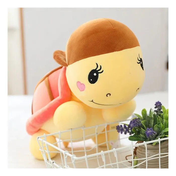 Tortue avec chapeau - peluche jouet - 25cm - 35cm - 45cm - 60cm