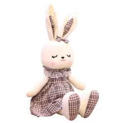 Lapin aux oreilles longues - peluche - poupée - 45cm - 70cm - 90cm