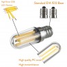 E14 - E12 - 1W - 2W - 4W - COB - LED - mini bulbe - dimmable - pour réfrigérateur - congélateur