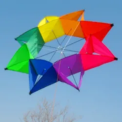 5 étoiles - cerf-volant coloré