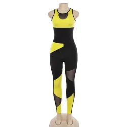 Costume de sport - Vêtements de sport féminins - Jaune