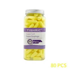 Plugs d'oreille éponge - 80 paires