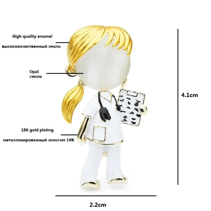 Infirmière - Brooches