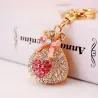 Lucky Money Bag - Keychain - Heart ShapedBags
