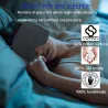 Masque en soie - Voyage - Gris - Noir