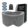 Masque en soie - Voyage - Gris - Noir