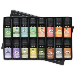 Huiles essentielles pour diffuseur / humidificateur / massage / aromathérapie - 10ml - 16 pièces
