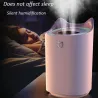 Humidificateur d'air - 3000ML - Double buse - Cool Mist - Colorful LED