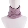 Knitted warm scarf with plush - unisexScarves
