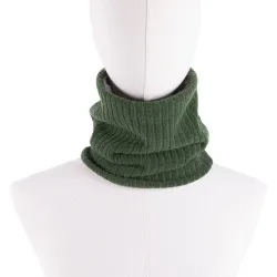Knitted warm scarf with plush - unisexScarves