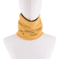Knitted warm scarf with plush - unisexScarves