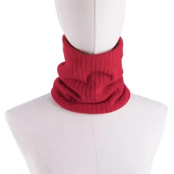 Knitted warm scarf with plush - unisexScarves