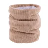 Knitted warm scarf with plush - unisexScarves