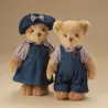 Couple habillé - ours en peluche