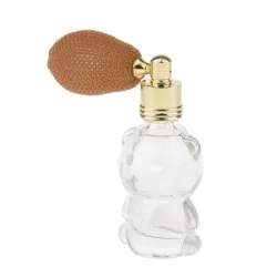 8ml Verre - Bouteille de parfum - Rechargeable - Ours en forme
