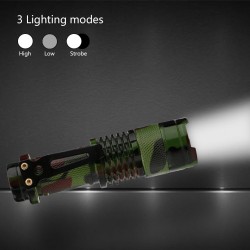 1000LM - Flashlight - Waterproof - Camouflage - LEDTorches