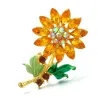 Plante - Fleur Brooch Pins - Crystal