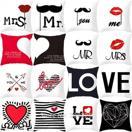 Boîtier de poche - Valentine's Day - Love - Ms & Mr - hearts