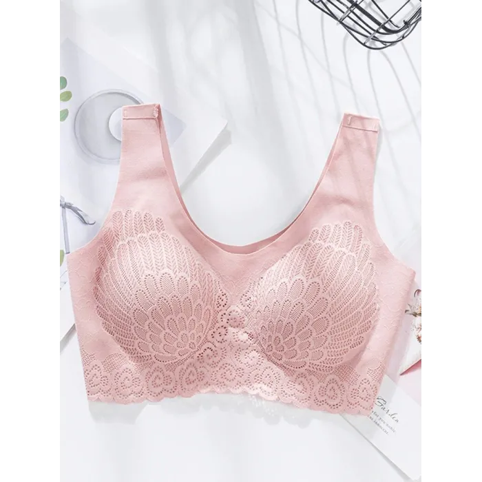 Soutien-gorge dentelle sexy - sans fil - push-up - confortable