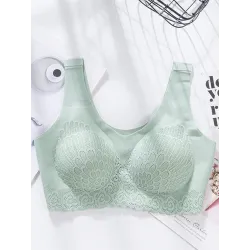 Soutien-gorge dentelle sexy - sans fil - push-up - confortable