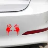 Zombie mains sanglantes - autocollant vinyle