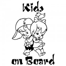 Kids On Board - vinyl car sticker