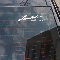 Limited Edition - vinyl car stickerStickers