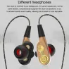 Ecouteurs câblés 3,5mm - casque stéréo avec microphone
