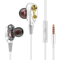 Ecouteurs câblés 3,5mm - casque stéréo avec microphone