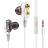 Ecouteurs câblés 3,5mm - casque stéréo avec microphone