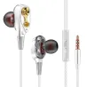 Ecouteurs câblés 3,5mm - casque stéréo avec microphone
