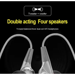 Ecouteurs câblés 3,5mm - casque stéréo avec microphone