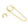 Asymmetrical earrings - ear clip / hookEarrings