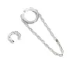 Boucles d'oreilles asymétriques - clip d'oreille / crochet