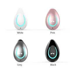 YX08 TWS - écouteur Bluetooth sans fil - réduction du bruit - LED - casque d'oreille unique