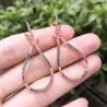 Boucles d'oreilles pendentif - multicolore