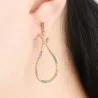 Boucles d'oreilles pendentif - multicolore