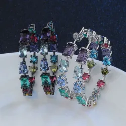 Boucles d'oreilles en zircone cubique
