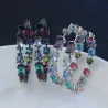 Boucles d'oreilles en zircone cubique