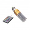 Ampoule LED cristal acrylique - RGB - E27 - E14 - AC85 - 265V